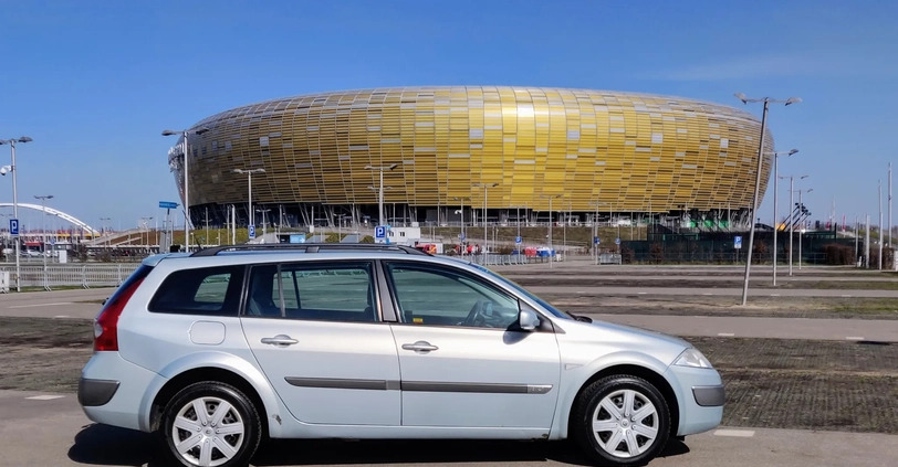 Renault Megane cena 7500 przebieg: 244000, rok produkcji 2004 z Gdańsk małe 172